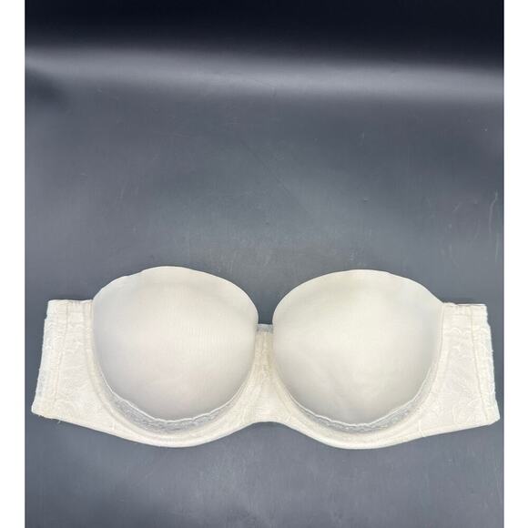 Torrid Curve Strapless Bra Lace Pushup 40D - Picture 1 of 9